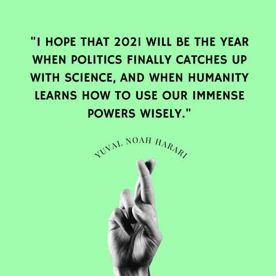 Yuval Noah Harari îţi urează un an nou fericit. Autorul cărţii „Sapiens. Scurta istorie a omenirii” speră ca 2021 să fie un an al cooperării dintre ştiinţă şi politică