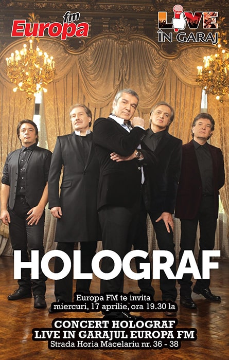 Holograf – LIVE in Garajul Europa FM!