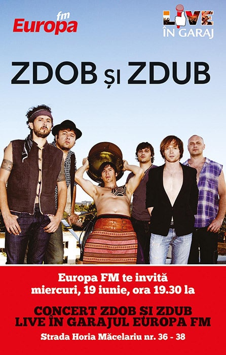 Zdob si Zdub – LIVE in Garajul Europa FM